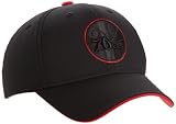 NBA Women's Philadelphia 76Ers Black Structured Flex - Ty13Z, Large/X-Large, Black/red , Black