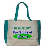Benology The Study of Ben Large BELLA TOTEBAG w/ pockets (Choice of Colors)