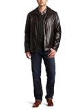 Marc New York By Andrew Marc Men's Carter 27.5-Inch Lamb Open Bottom Jacket, Brown, Large