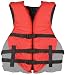 MW Adult Universal Life Jacket Ski Vest- Red