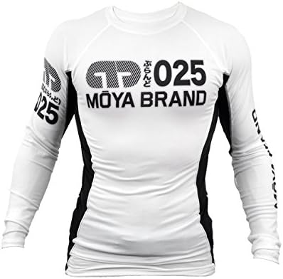 Moya Brand Long Sleeve Rash Guard - White - L