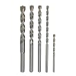 Hitachi 725600 Five-Piece Straight Shank 4+ Concrete Drill Bit Set