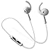 Wireless Bluetooth 4.1 Anti Winding Earphones with Mic Hands Free Calling and Siri Control Use For IPhone Samsung GALAXY and Sony Xperia (White)