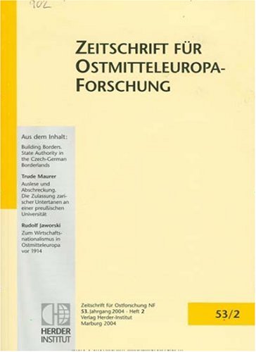 Zeitschrift für Ostmitteleuropa-Forschung