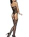 Yomoko Women Sexy Crotchless Fishnet Bodystocking Bodysuit Teddy Nightwear Lingerie
