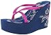 JUICY COUTURE Ginger Womens Wedge Platform Sandals Hot Pink Grey Graphics
