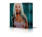 Christina Aguilera - 30 x 30 Stretched Art Box Iconic Canvas Picture Print