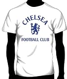 Chelsea FC Basic Logo Tee, Adult XX-Large - White