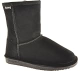 Bearpaw Emma 6.5 Shearling Boot (Little Kid/Big Kid),Black,3 M US Little Kid