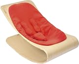 coco stylewood baby lounger - Natural - Rock Red