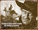 Desperate Enterprises John Wayne Courage Collectible Metal Sign, Model# 1429