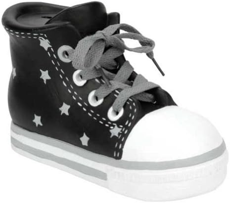 Ceramic Sneaker Money Bank Black Stars