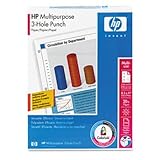 HP 113101 - Multipurpose Paper, 96 Brightness, 3-Hole Punched, 20lb, Ltr, W ....