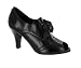 Madden Girl Women's Rileigh Patent Hi Heel Oxford,Black,10 M