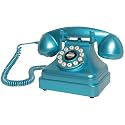 Crosley Blue Kettle Classic Desk Phone (CR62-BL)