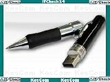 Spy ITC31914 KesCom Kugelschreiber Taschenkamera in Farbe 8GB Aufzeichnung Auflösung 352 x 288 Pixel AVImit Mikrofon Audio USB 2.0   Aufnahmezeit bis 5 Stunden