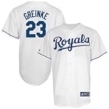 Zack Greinke Jersey: Adult 2010 Majestic Home White Replica #23 Kansas City Royals Jersey