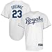 Kansas City Royals Jersey : Majestic Kansas City Royals #23 Zack Greinke White Replica Baseball Jers