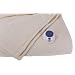 Soft Heat Luxury Micro-Fleece Low-Voltage Electric Heated Throw, Natural