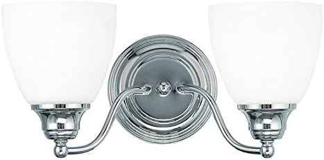Livex Lighting 13672-05 Somerville 2-Light Bath Light, Chrome