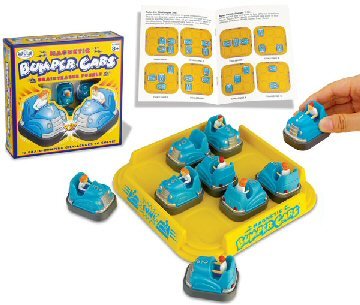 Childrens Toyshop  Toys : Popular Playthings Magnetic Bumper Cars Puzzle
