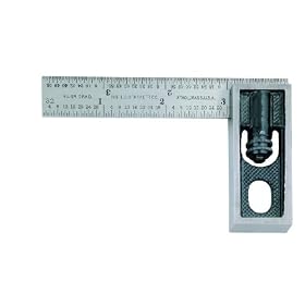 Starrett 13MA Millimeter Reading Double Square With Graduated Blade, 100mm Size