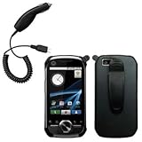 Holster Case w/ Ratcheting Belt Clip & Car Charger for Motorola i1