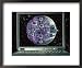 Computer and World Connection with Computers Framed Art Poster Print by Lisa Podgur Cuscuna, 22x18