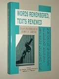 Produkt-Bild: Words Remembered, Texts Renewed. Essays in Honour of John F.A. Sawyer. Ed. by Jon Davies, Graham Harvey & Wilfred G.E. Watson. Sheffield Academic Press, 1994. Gr.-8&deg;. XVI, 317 S. kart. (ISBN 1-85075-542-6)