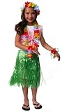 Dozen Girls Hawaiian Aloha Luau Party Pack Grass Skirts, Leis & Halter Tops