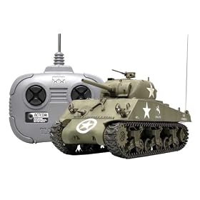 48207 1 35 M4A3 Sherman Tank w 4ch Tx RTR from Tamiya R/C