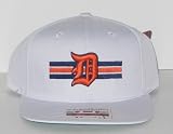 Detroit Tigers MLB Team Stripes Flat Bill Adjustable Snapback Baseball Hat