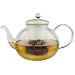 Teas Etc 6 Cup Traditional Glass Teapot, Brew Basket and Lid, 100-Percent All Natural Hand Blown