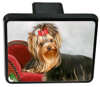 Yorkshire Terrier Trailer Hitch Cover