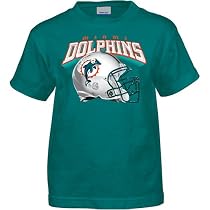 Reebok Miami Dolphins Kids 4-7 Big Helmet T-Shirt