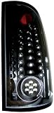 GMC Sierra Tail Lights, Fiber Optic & LED, Bermuda Black W/LED Reverse
