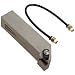 Dorian Tool ADNS Jet-Stream Square Shank Chromium Molybdenum Steel Thru Coolant DorNotch Threading Toolholder, Left Hand Cut, 1-1/2" Shank Width, 1-1/2" Shank Height, 1/4" Insert