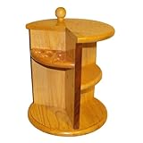 Paper Towel Holder Kitchen Caddy 3 in 1 Lazy Susan