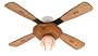 Hunter Fans 23252 44" Baseball Kid's Indoor White Ceiling Fan w/ Light & Blades