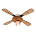 Hunter Fans 23252 44" Baseball Kid's Indoor White Ceiling Fan w/ Light & Blades
