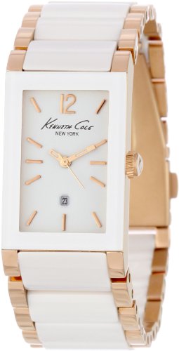 Kenneth Cole New York Women's KC4741 Classic Rectangle Tank Analog Ceramic Bezel Watch