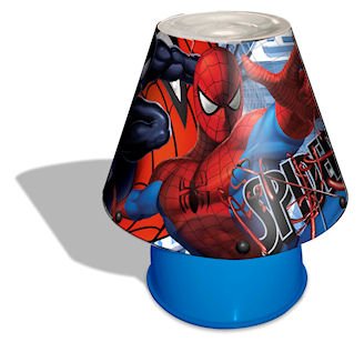 Childrens Toyshop  Third Party New : Spearmark Spiderman Amazing Kool Lamp