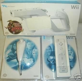 Wii Zapper with Link's Crossbow Training Video with Wiimote and Wii Nunchuk For the Wii System
