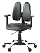 DUOREST Smart, Ergonomic Task Chair for Home and Office Environment - LEATHER