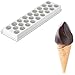 Silikomart Mini Conoflex Ice Cream Mold, Pointed-Swirl Shape