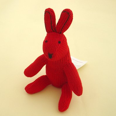 Sckoon Organic cotton Baby Red Rabbit