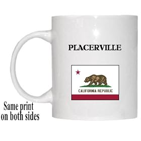 US State Flag - PLACERVILLE, California (CA)  Mug