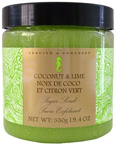 Asquith & Somerset Tropical Fruits Coconut & Lime Sugar Scrub 19.4 Oz. From England