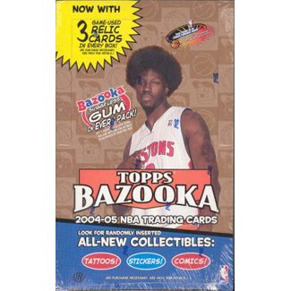 2004 05 Topps Bazooka Basketball Unopened Hobby Box