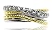 Twisted Two Tone Ring size 8 Emitations